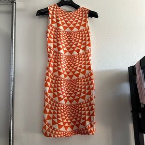 Geometric Fausto Puglisi sleeveless dress